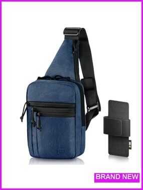 Tactical CCW Sling Bag EDC Shoulder Crossbody Concealed Carry Chest Pack